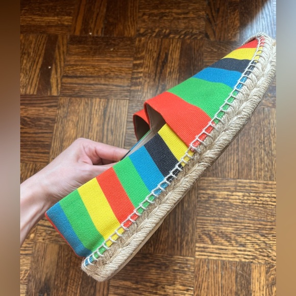 PAUL SMITH Rainbow Striped Men’s Espadrilles Shoes Size 43 - Picture 7 of 12